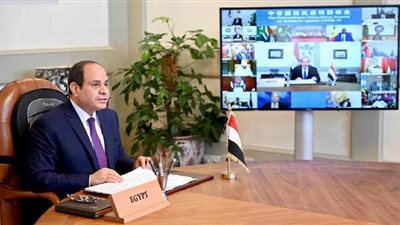 السيسي يشارك في  قمة صينية أفريقية لمكافحة كورونا.. يؤكد: الأولوية لحماية القطاع الطبي في أفريقيا وتخفيف الديون.. التعاون مع الشركاء الدوليين