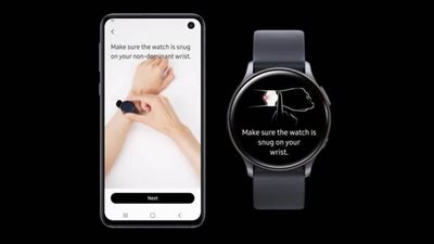 بالخطوات.. طريقة قياس ضغط الدم عبر ساعة جالاكسي ووتش أكتيف 2