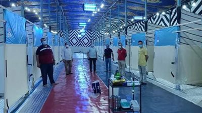 شباب الرحمانية يدشنون أول مستشفى ميداني للعزل المنزلي بالجهود الذاتية | فيديو