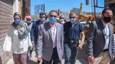 محافظ الإسكندرية يطلق إشارة تطوير عزبة محسن بـ108 مليون جنيه | صور