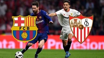 التشكيل الرسمي لموقعة برشلونة وإشبيلية