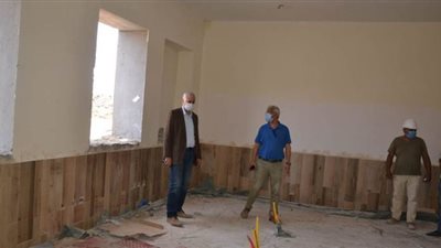 رئيس جامعة الإسكندرية يتفقد أعمال الإنشاءات الجديدة لمباني الجامعة | صور