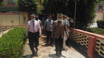 محافظ شمال سيناء يتفقد لجان واستراحات الثانوية العامة | صور