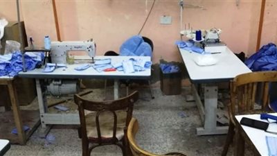 ضبط 76 ألف كمامة داخل مصنع للمستلزمات الطبية بدون ترخيص بالقطامية