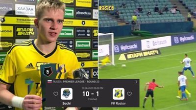 رغم الخسارة 10-1.. حارس مرمى بالدوري الروسي أفضل لاعب باللقاء