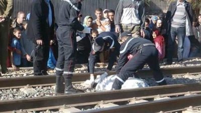 مصرع طالب صدمه قطار أثناء عبور السكك الحديدية بطوخ