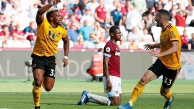 وولفرهامبتون يقتنص فوزا غاليا على وست هام بثنائية نظيفة