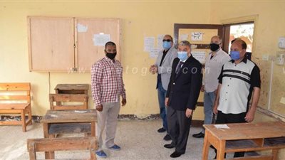 محافظ المنيا يتابع اللمسات النهائية لامتحانات الثانوية العامة