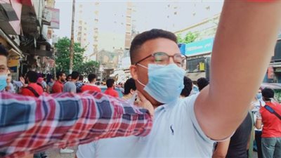 توافد طلاب الإسكندرية على لجان الثانوية العامة بالكمامات | صور