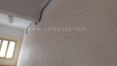محافظ قنا يرصد عبارات لمنهج اللغة العربية على حوائط لجنة ثانوية عامة | صور