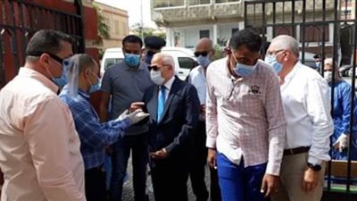 محافظ بورسعيد يتفقد لجان الثانوية لمتابعة الإجراءات الاحترازية | صور