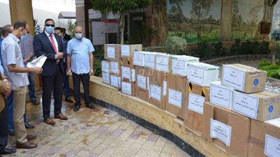 دعم التأمين الصحي في الدقهلية بمستلزمات طبية | صور