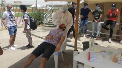 المقاولون ينتهي من إجراء المسحة الأولى قبل العودة للتدريبات | صور