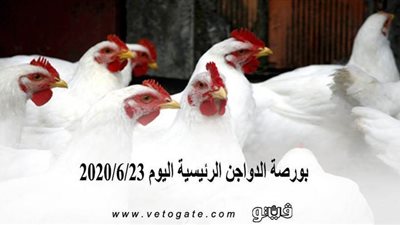 بورصة الدواجن الرئيسية اليوم 2020/6/23
