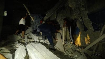 خمسة قتلى في انهيار جزئي لبناء مخالف في اللاذقية