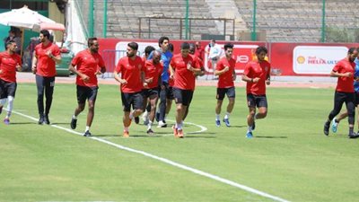 مران بدني قوي للمجموعة الثانية بتدريبات الأهلي 