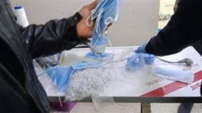 التحفظ على مخزن مستلزمات طبية بداخله كمامات وكحول مجهولي المصدر بالجيزة