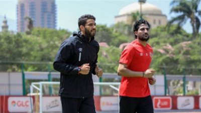 مران قوي لشريف إكرامي وعلي لطفي في الأهلي