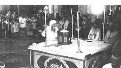 الأرثوذكسية تحتفل بتذكار أول قداس في كاتدرائية العباسية