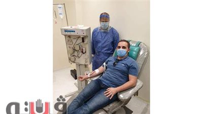 حكاية الدكتور «أحمد» .. أول متبرع بالبلازما في المنيا.. 