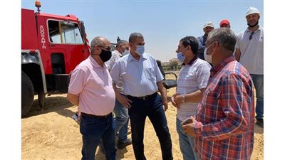 الانتهاء من ربط خط المياه  قطر ٧٠٠ مم لتغذية المناطق الصناعية الثقيلة بالعاشر من رمضان