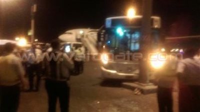 إصابة شخصين بعد اصطدام أتوبيس بعمود إنارة في «الجلاتمة» بالجيزة