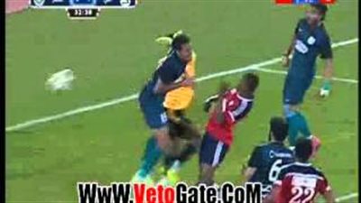 بالفيديو.. «وائل فراج» يتقدم بالهدف الأول لإنبى في النصر