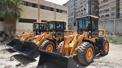 محافظة الإسكندرية تستلم الدفعة الثانية من معدات النظافة‎