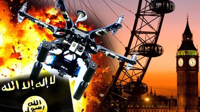 «إكسبرس» تحذر من هجوم داعش على بريطانيا بطائرات بدون طيار