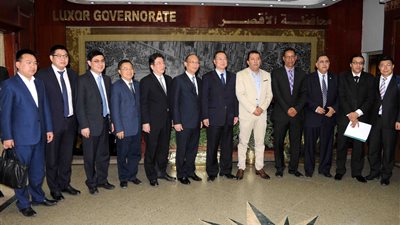 وفد صيني في الأقصر لبحث سبل الاستثمار بالمحافظة