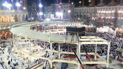 افتتاح المطاف الجديد في المسجد الحرام برمضان