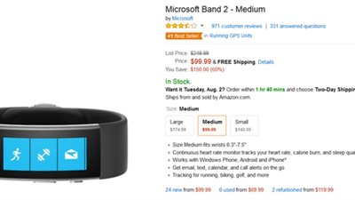 طرح سوار مايكروسوفت Band 2 بـ100 دولار