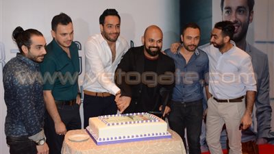 بالصور.. نجوم ريكوردز تحتفل بعيد ميلاد رامي جمال