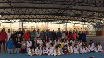 بالصور.. نادي الصيد يستقبل منتخب التايكوندو استعدادا لبطولة إسبانيا