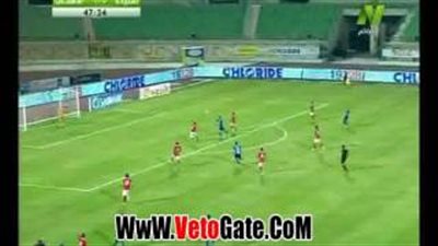 بالفيديو.. محمود السيد يهدد مرمى الأهلي برأسية قوية