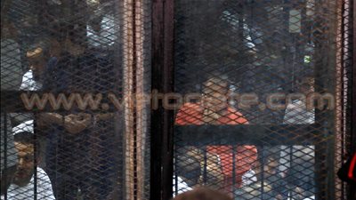 بالصور .. الدماطي في «فض رابعة» يطالب بنقل المحاكمة خارج معهد أمناء الشرطة