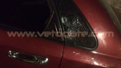 بالصور.. آثار حادث اغتيال أمين الشرطة بالبحيرة