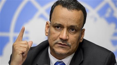 ولد الشيخ يتسلم كشوف أسرى وفد الحكومة اليمنية