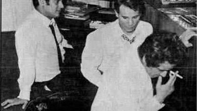 صورة نادرة تجمع ثلاثي «موعود» حليم وبليغ وحمزة