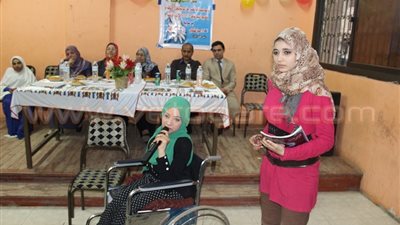 بالصور.. قليوب تكرم فريق المعاقين الرياضي