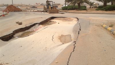 توقف حركة القطارات بسبب هبوط أرضى بأسيوط