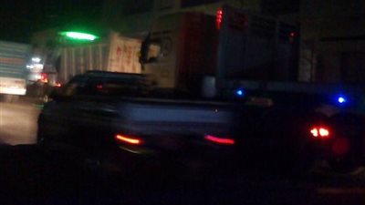 شلل مروري على طريق «السعدية - العزازي» بسبب غياب رجال المرور