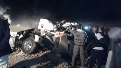 توقف حركة المرور بطريق «الإسكندرية - مطروح» بعد حادث تصادم