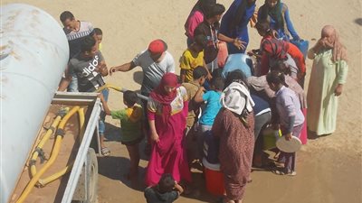 غضب بالقصاصين في الإسماعيلية بسبب انقطاع مياه الشرب