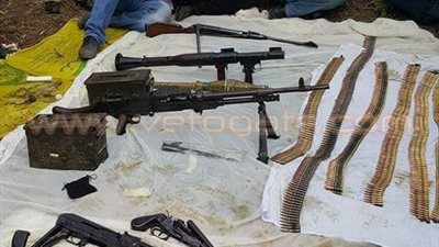 بالصور.. العثور على 120 ألف جنيه و«آر بي جي» بحوزة «الدكش»