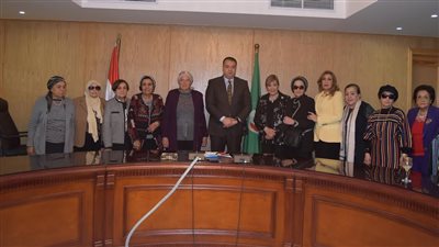 محافظ الفيوم يستقبل أعضاء «سيدات مصر»