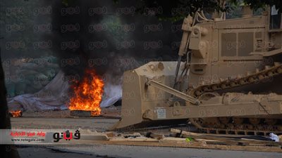 مدرعات الداخلية تغلق ميدان المؤسسة بشبرا الخيمة