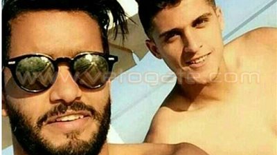 بالصور.. «الشيخ وجمعة» يقضيان إجازة توقف الدوري في الجونة