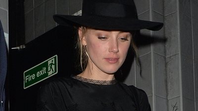 بالصور.. أمبير هارد تقضي سهرة مع أبطال فيلم «Suicide Squad»