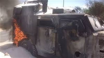 استشهاد وإصابة 10 جنود في تفجير مدرعتين بالشيخ زويد